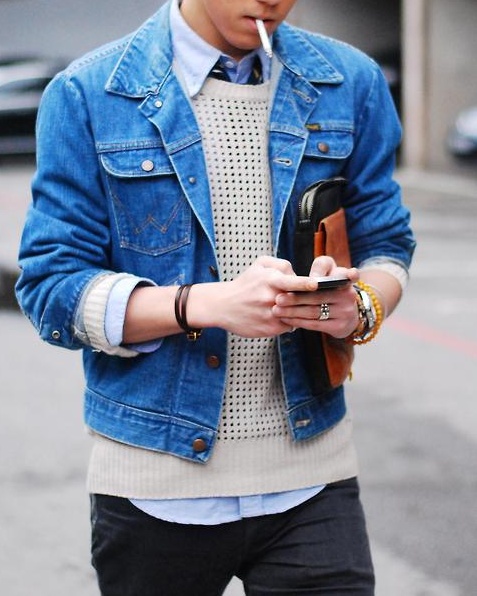 Áo khoác denim - “Nhiều trong một” cho ngày chớm Thu 5 Áo khoác denim - “Nhiều trong một” cho ngày chớm Thu 5
