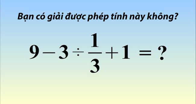 60% thanh niên Nhật Bản giải sai bài toán cực đơn giản này - Ảnh 1. 60% thanh niên Nhật Bản giải sai bài toán cực đơn giản này - Ảnh 1.