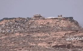 Video: el momento de horror de los cohetes de Houthi "desgarrando" el vehículo blindado de Arabia Saudita