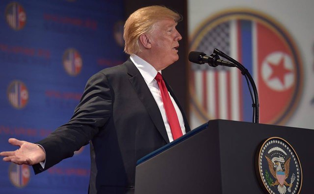 Tổng thống Trump tuyên bố ngừng tập trận chung với Hàn Quốc Tổng thống Trump tuyên bố ngừng tập trận chung với Hàn Quốc