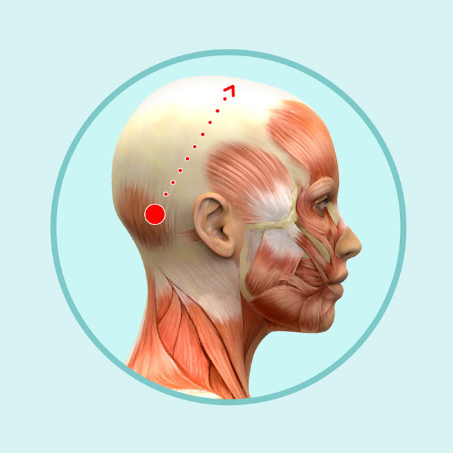 Bài mát xa đầu giúp trẻ hóa toàn bộ khuôn mặt, lưu thông khí huyết và ngăn ngừa bệnh tật - Ảnh 3.