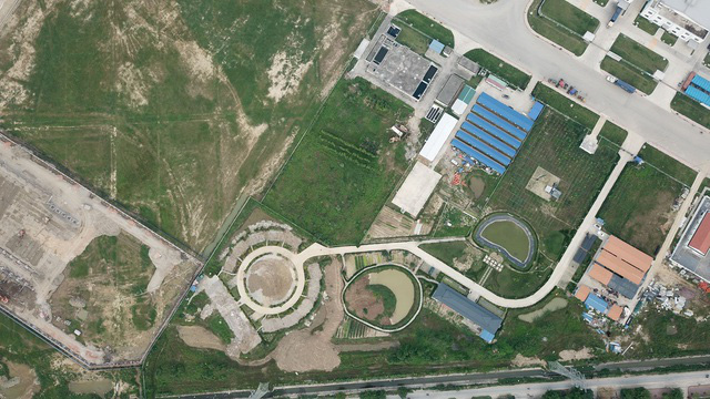 Hải Phòng: Phá bỏ vườn hoa do doanh nghiệp Trung Quốc xây trái phép giống đường lưỡi bò - Ảnh 1.