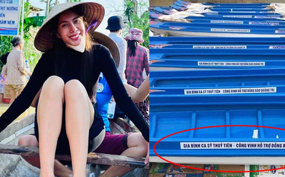 Netizen tranh cãi hình ảnh Thuỷ Tiên tặng thuyền máy cứu trợ miền Trung nhưng chỉ ghi tên 2 vợ chồng, phía chính chủ nói gì? Netizen tranh cãi hình ảnh Thuỷ Tiên tặng thuyền máy cứu trợ miền Trung nhưng chỉ ghi tên 2 vợ chồng, phía chính chủ nói gì?