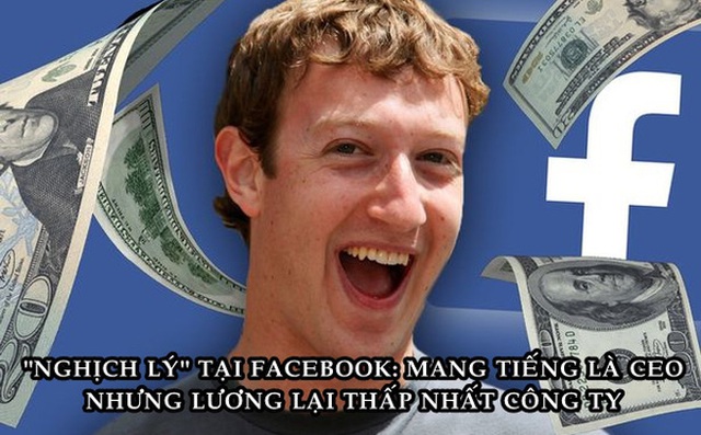 Hé lộ mức lương tại Facebook: Thấp nhất 1 USD, cao nhất lên tới hơn nửa triệu USD!