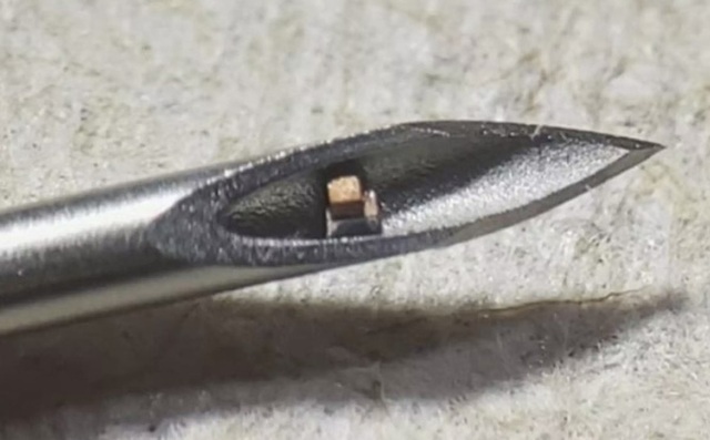 Các nhà khoa học tạo ra chip đơn nhỏ nhất thế giới, nằm gọn trong mũi kim để...