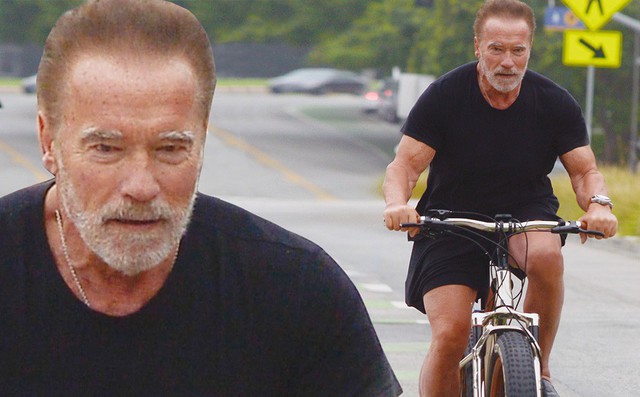 Tài tử "Kẻ hủy diệt" Arnold Schwarzenegger U80 cơ bắp cuồn cuộn