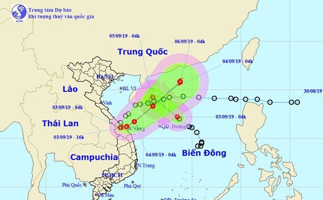 Áp thấp nhiệt đới liên tục đổi hướng, Bắc Trung Bộ có mưa rất to