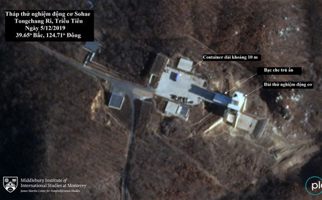 Ảnh vệ tinh tiết lộ động thái bất thường tại bãi thử tên lửa của Triều Tiên