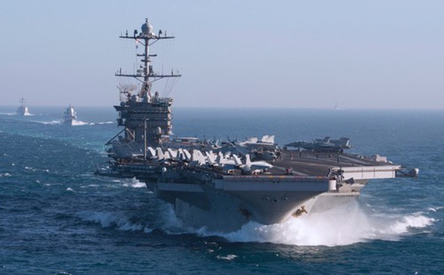 Tung đồng loạt 6 tàu sân bay, Mỹ cảnh báo đừng lầm tưởng "đánh bại được Mỹ"