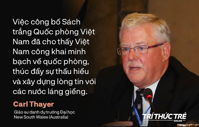 GS Thayer: Sách trắng Quốc phòng thể hiện rõ quan điểm “hòa bình” và “tự vệ” của Việt Nam - Ảnh 1. GS Thayer: Sách trắng Quốc phòng thể hiện rõ quan điểm “hòa bình” và “tự vệ” của Việt Nam - Ảnh 1.