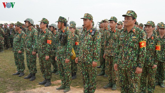 Ảnh: Diễn tập cứu hộ, cứu nạn ở biên giới Việt Nam-Campuchia - Ảnh 4. Ảnh: Diễn tập cứu hộ, cứu nạn ở biên giới Việt Nam-Campuchia - Ảnh 4.